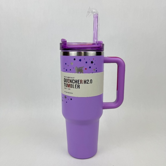 NEW Stanley x Olivia Rodrigo Collab Quencher H2.0 40oz Tumbler Lavender Stars - Picture 1 of 12